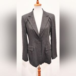 CHARLES GRAY LONDON PINSTRIPE BLAZER